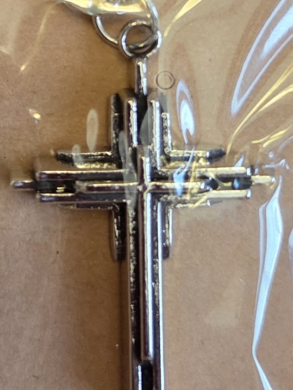 Silver Cross Pendant -